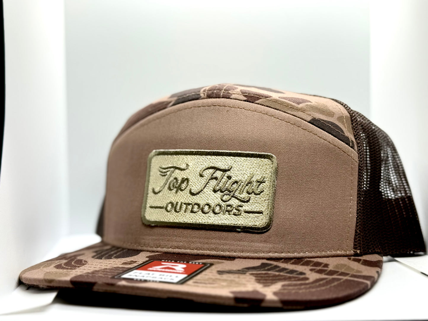 Old School Basic Logo Patch Hat -7 Panel