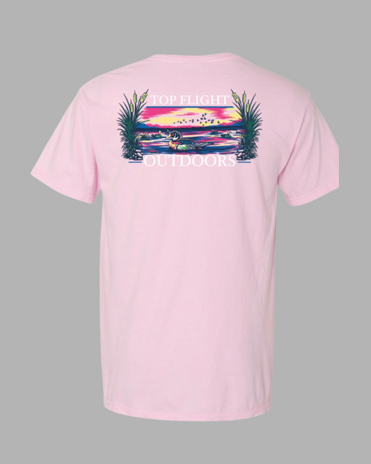 Sunset Marsh Pocket Tee